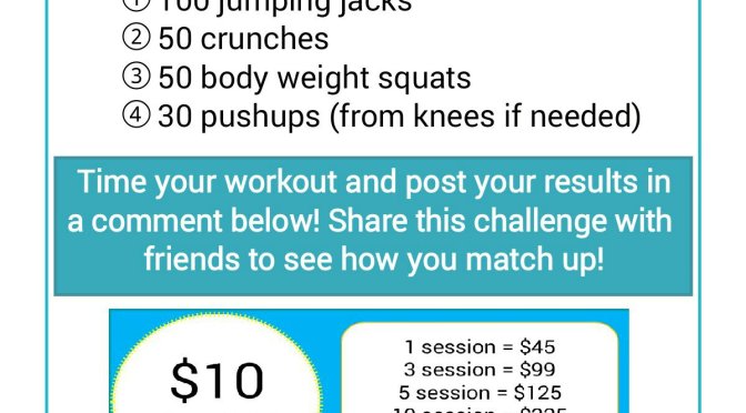 Friday Workout Challenge